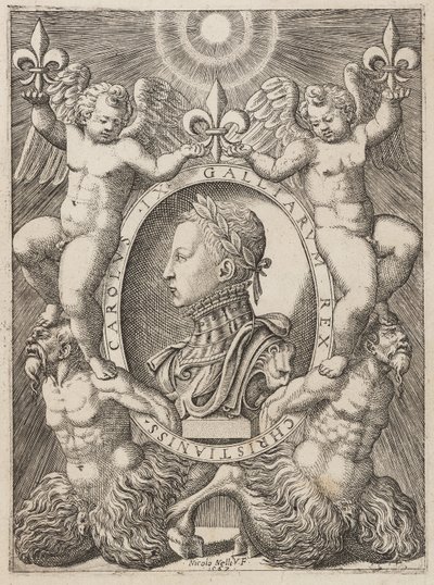 Karl IX. von Frankreich, veröffentlicht um 1567 von Niccolò Nelli